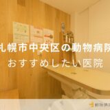 札幌市中央区の動物病院 おすすめしたい医院