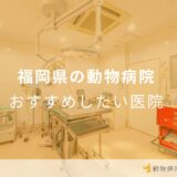 福岡県の動物病院 おすすめしたい医院